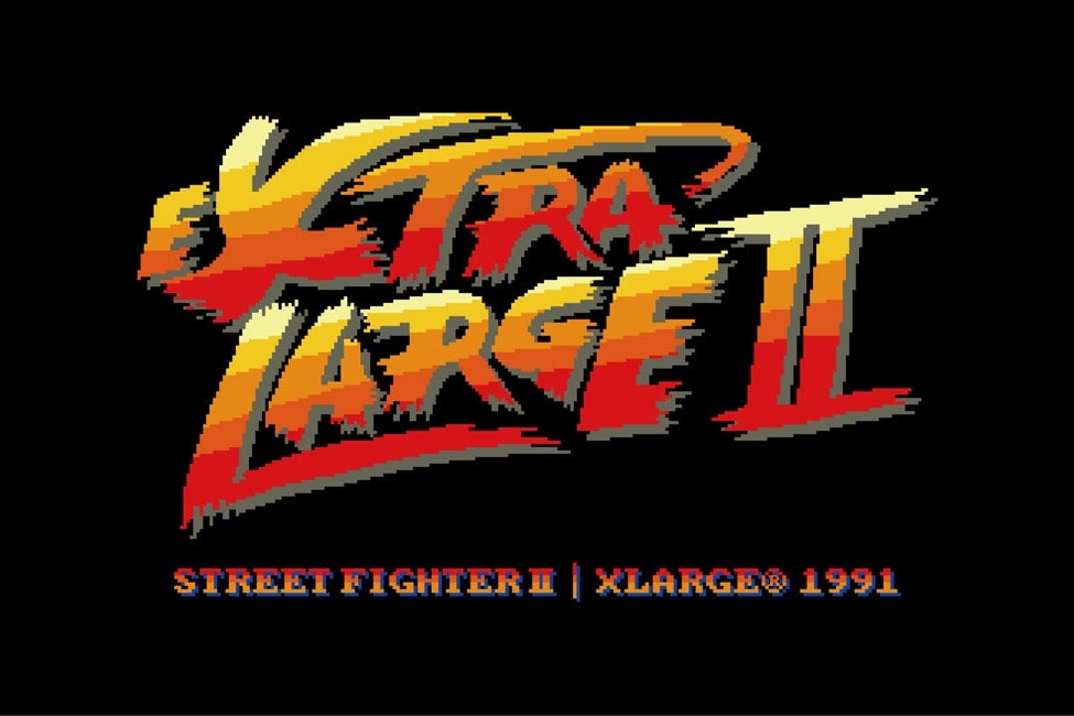 XLarge Street Fighter Capcom Collaboration 협업 엑스라지 스트리트 파이터 2 2017