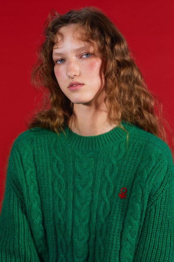 아담엣로페 베네통 2017 모헤어 스웨터 협업 컬렉션 adam et rope united colors of Benetton sweater collaboration