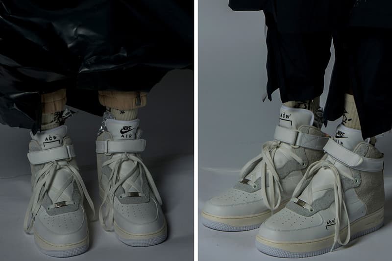 어 콜드 월 나이키랩 에어 포스 1 하이 협업 공개 2017 a cold wall nike lab Air Force 1 high collaboration