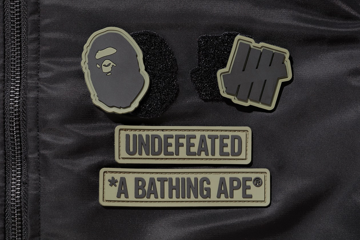 베이프 언디피티드 2017 가을, 겨울 협업 룩북 제품 사진 bape undefeated lookbook fall winter