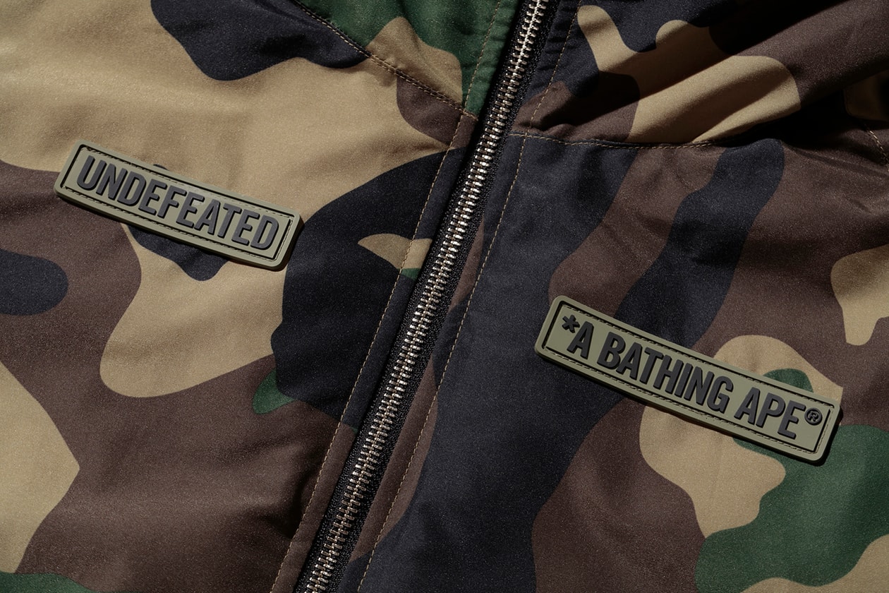 베이프 언디피티드 2017 가을, 겨울 협업 룩북 제품 사진 bape undefeated lookbook fall winter