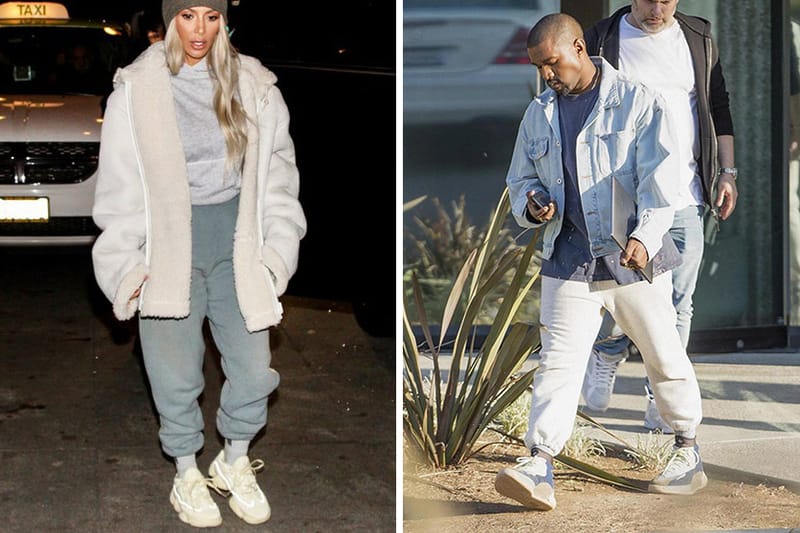 칸예 부부가 유출한 이지 스니커즈 신상 2종