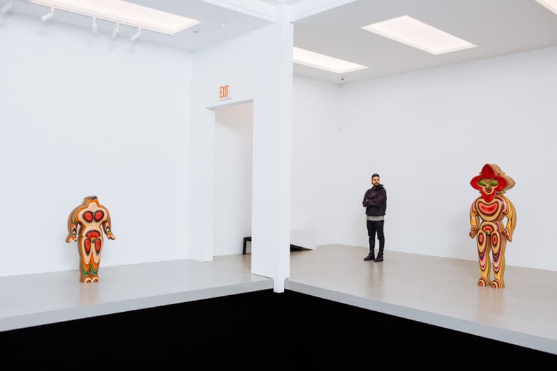 다니엘 아샴 로니 피그 키스 갤러리 전시 하로시 설치 미술 뉴욕 2017 kith daniel arsham ronnie fieg gallery new york flagship store haroshi