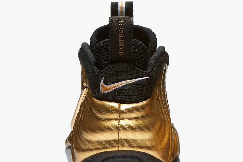 나이키 에어 폼포짓 프로 메탈릭 골드 nike air foamposite pro metallic gold 2017