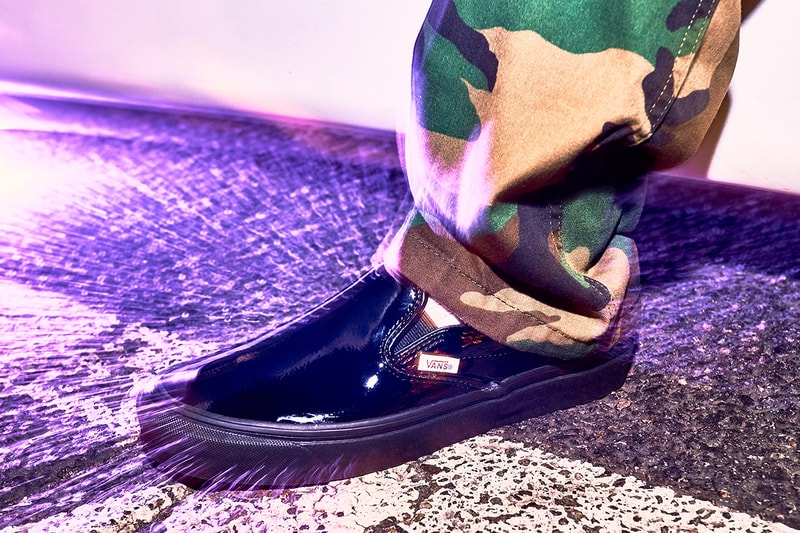 오프닝 세레모니 x 반스 슬립온 글로시 팩 opening ceremony vans slip on patent pack 2017