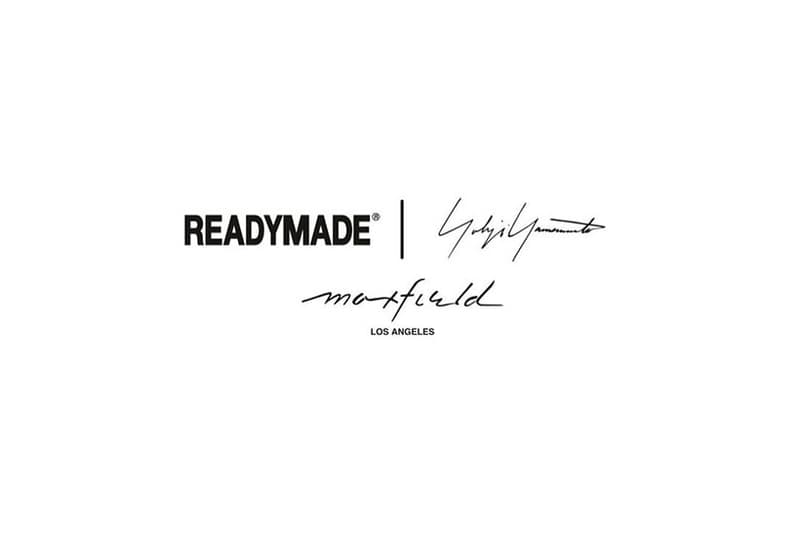 레디메이드 요지 야마모토 베이프 저스트 돈 피어 오브 갓 진 다니엘 아샴 맥스필드 엘에이 2017 readymade yohji yamamoto bape just don fear of god jeans daniel arsham maxfield LA MAOR collaboration