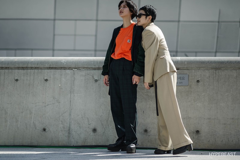 2018 봄, 여름 시즌 서울 패션위크 스트릿 패션 1편 2018 spring summer seoul fashion week street snap 01 2017