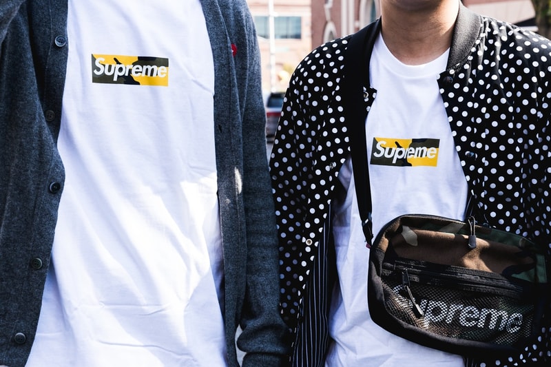 슈프림 브루클린 스톤 아일랜드 발매 런던 2017 supreme brooklyn stone island london streetsnaps
