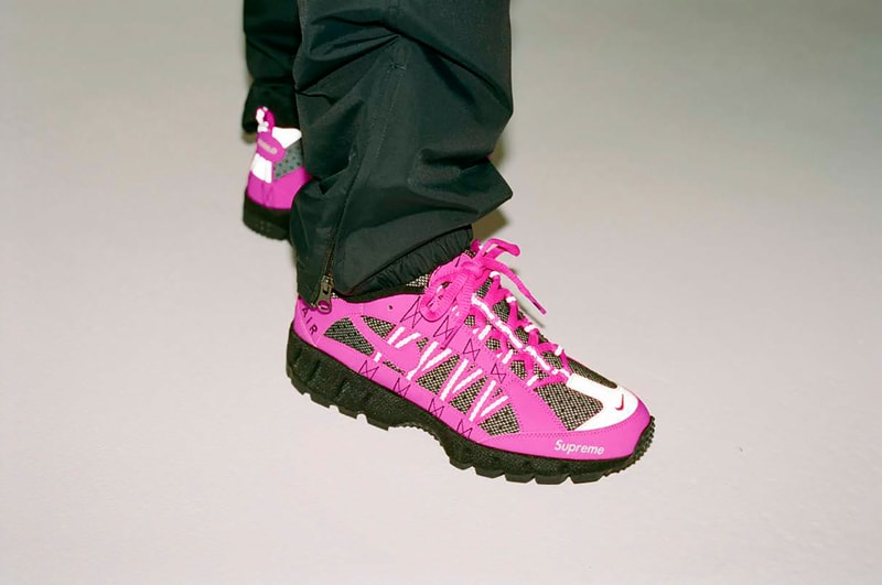 슈프림 x 나이키 에어 휴마라 협업 컬렉션 상세컷 supreme nike collaboration 2017 fall winter humara collection detail