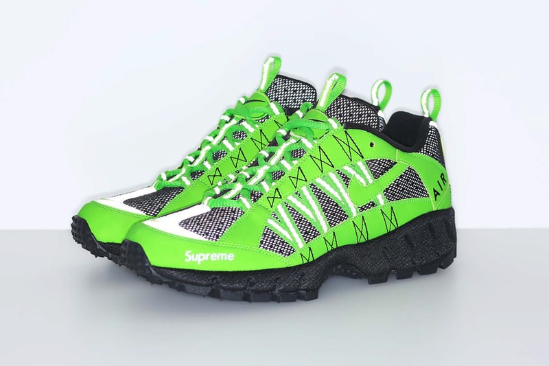슈프림 x 나이키 에어 휴마라 협업 컬렉션 상세컷 supreme nike collaboration 2017 fall winter humara collection detail