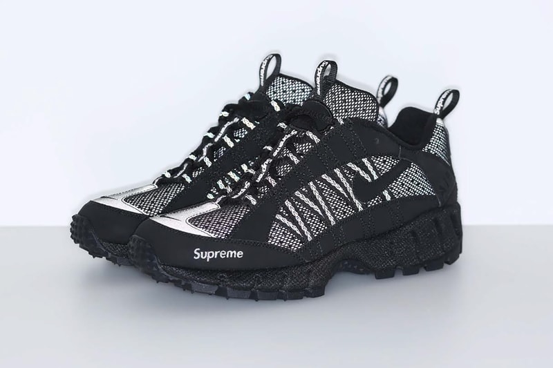 슈프림 x 나이키 에어 휴마라 협업 컬렉션 상세컷 supreme nike collaboration 2017 fall winter humara collection detail