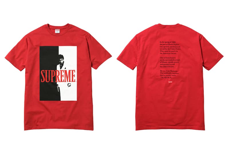 슈프림 스카페이스 컬렉션 supreme scarface collection 2017