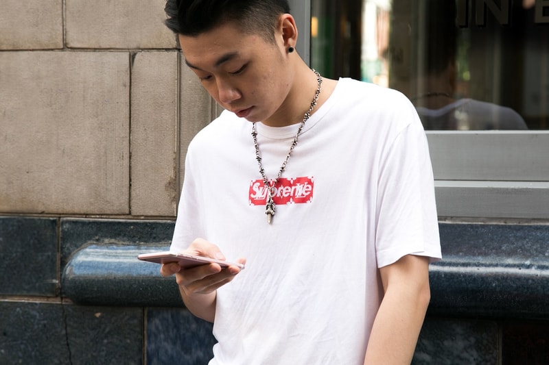 슈프림 스카페이스 협업 런던 발매 현장 스트릿스냅 2017 supreme scarface fall winter london drop street snap