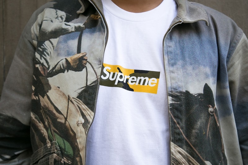 슈프림 스카페이스 협업 런던 발매 현장 스트릿스냅 2017 supreme scarface fall winter london drop street snap
