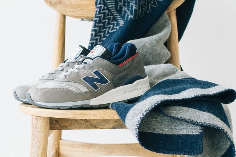 뉴발란스 울리치 997 담요 운동화 new balance woolrich sneakers blanket 2017