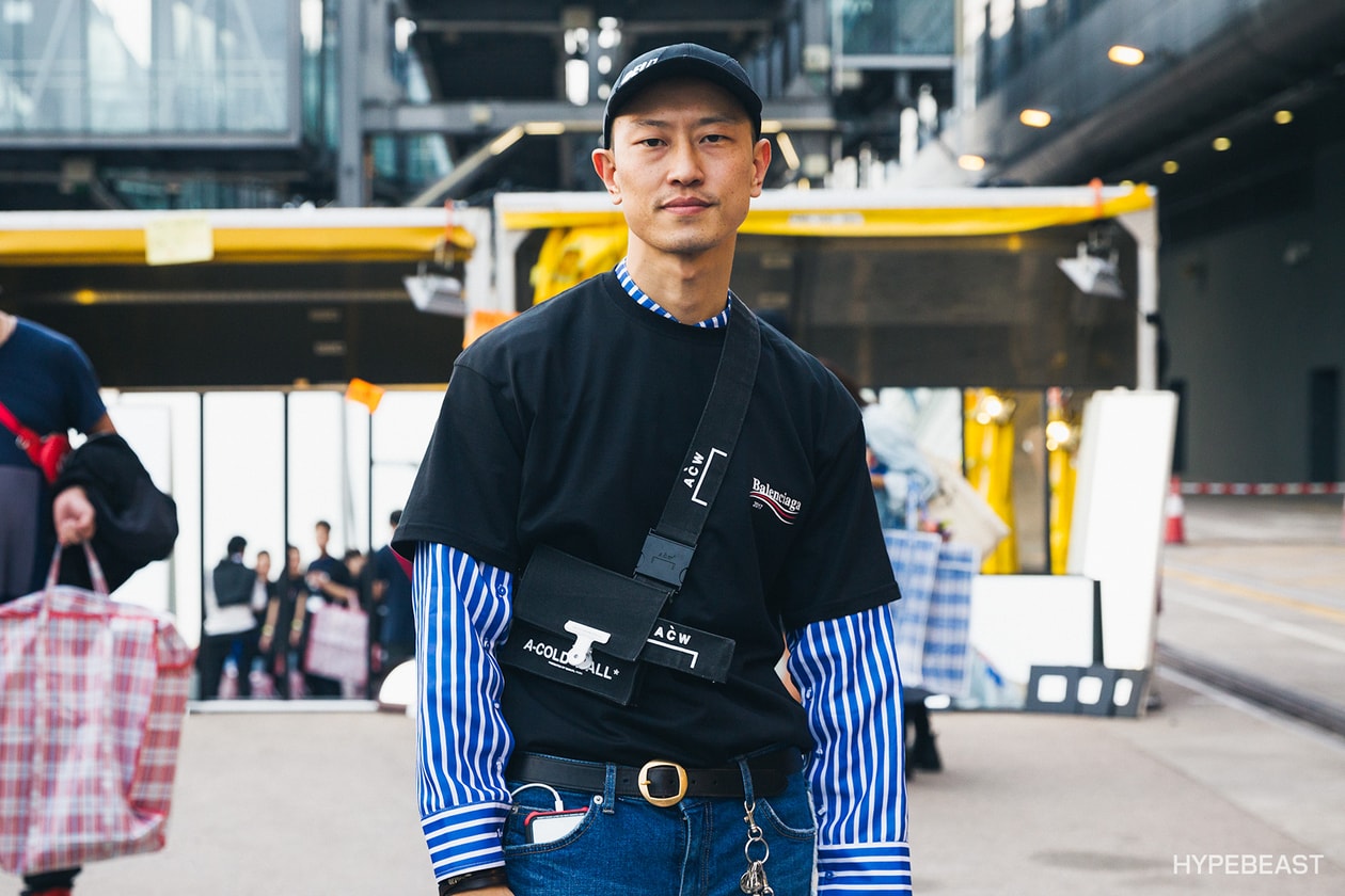 베트멍 홍콩 팝업 현장 & 제품 사진 2017 vetements hong kong pop up streetsnaps reebok