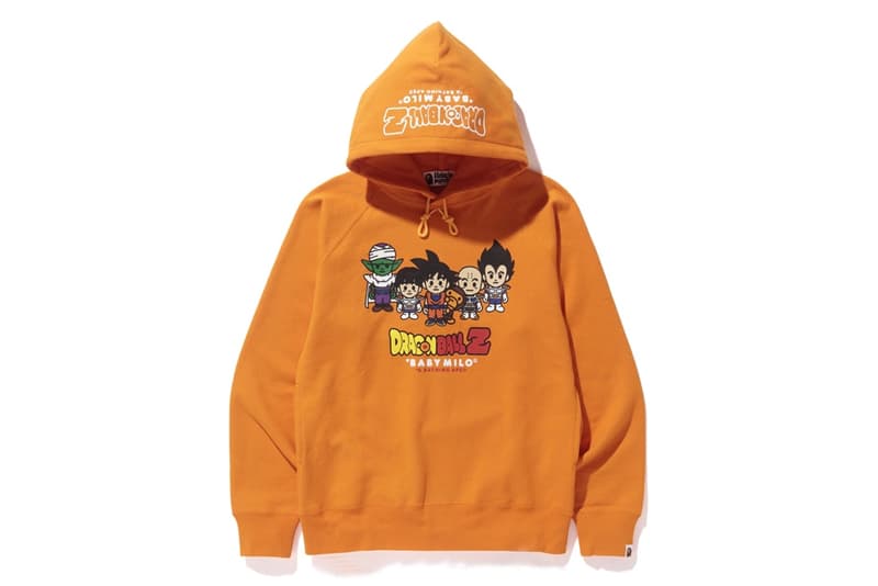 베이프 베이비 마일로의 두 번째 <드래곤볼 Z> 컬렉션 2017 bape baby milo dragon ball