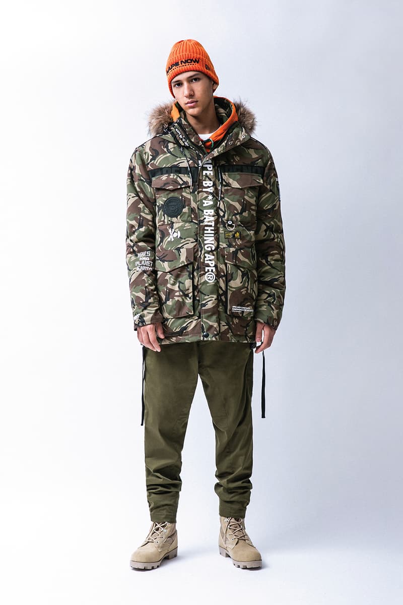 에이프 2017 겨울 컬렉션 winter collection aape a bathing ape neo rock fat bike aape army