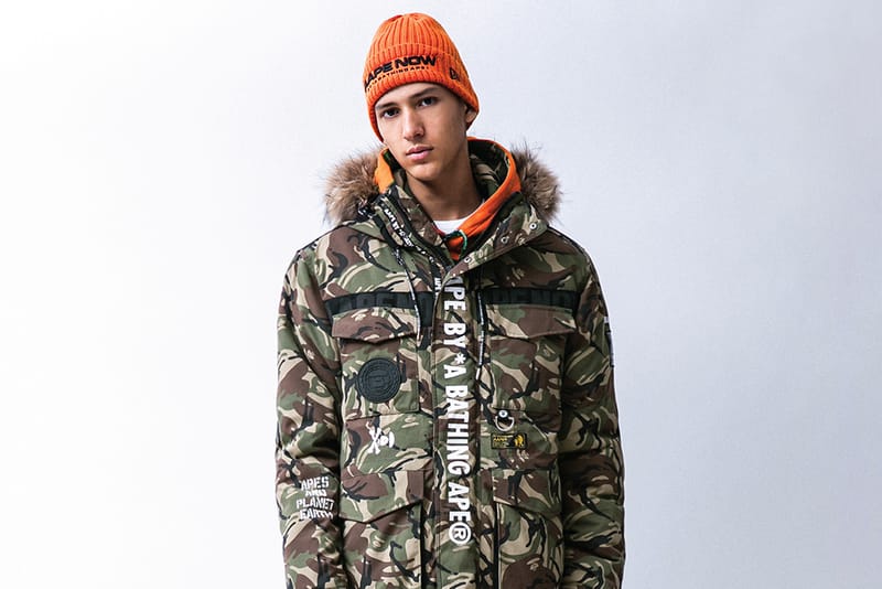 세 가지 테마의 에이프 2017 겨울 컬렉션