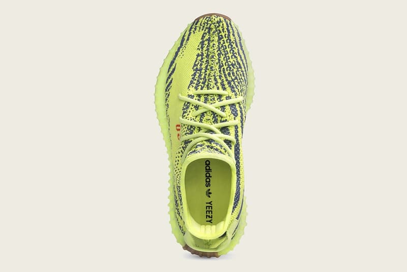 아디다스 오리지널스 이지 부스트 350 V2 세미 프로즌 옐로 2017 Adidas originals yeezy boost semi frozen yellow