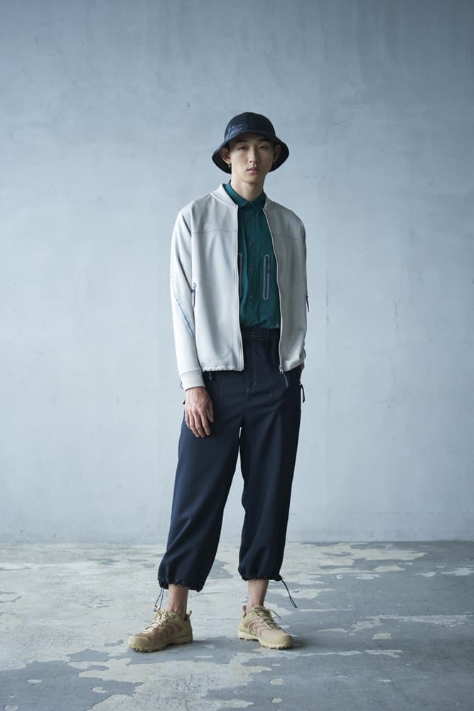 일본 아웃도어 브랜드 앤드 원더 2018 봄 여름 룩북 미스터포터 트리옵 japanese outdoor brand and wander spring summer collection lookbook mr porter triop