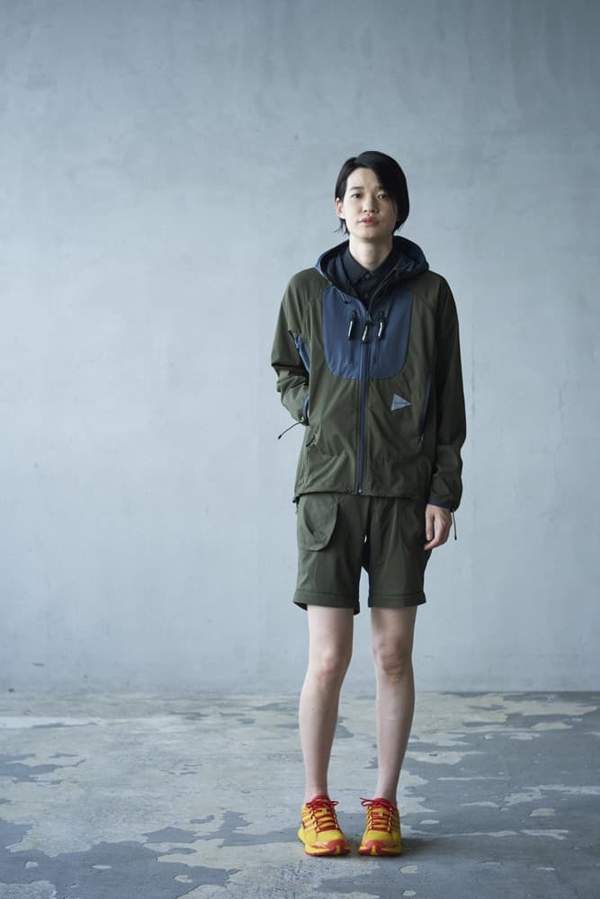 일본 아웃도어 브랜드 앤드 원더 2018 봄 여름 룩북 미스터포터 트리옵 japanese outdoor brand and wander spring summer collection lookbook mr porter triop