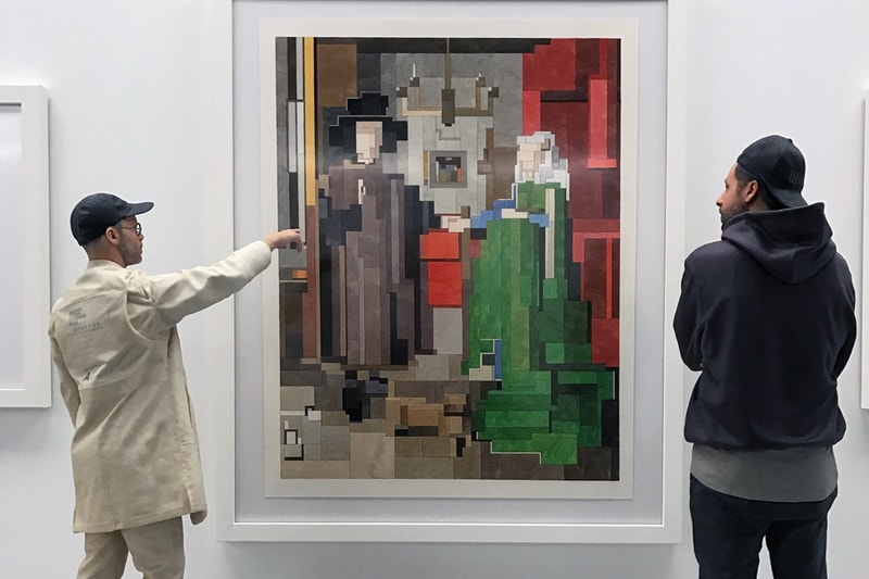 afg kith adam lister configuration exhibition looks 2017 아담 리스터 전시회 픽셀 8-bit pixel 수채화