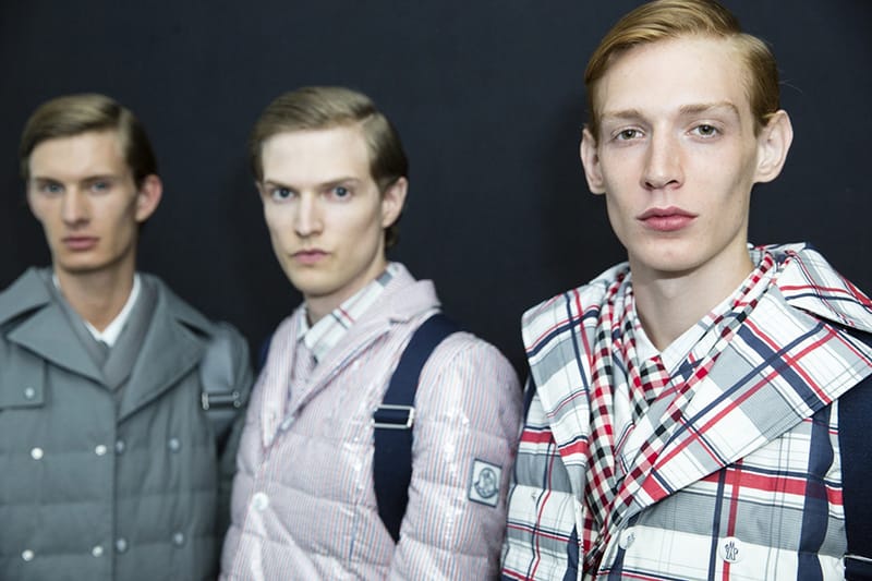 몽클레르, 감므 라인의 톰 브라운 & 지암바티스타 발리와 파트너십 종료