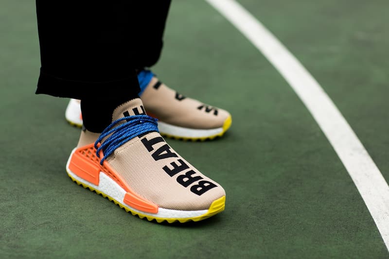 아디다스 오리지널스 x 퍼렐 윌리엄스 '휴 하이킹' NMD closer look at adidas originals pharrell williams hu hiking nmd collection 2017