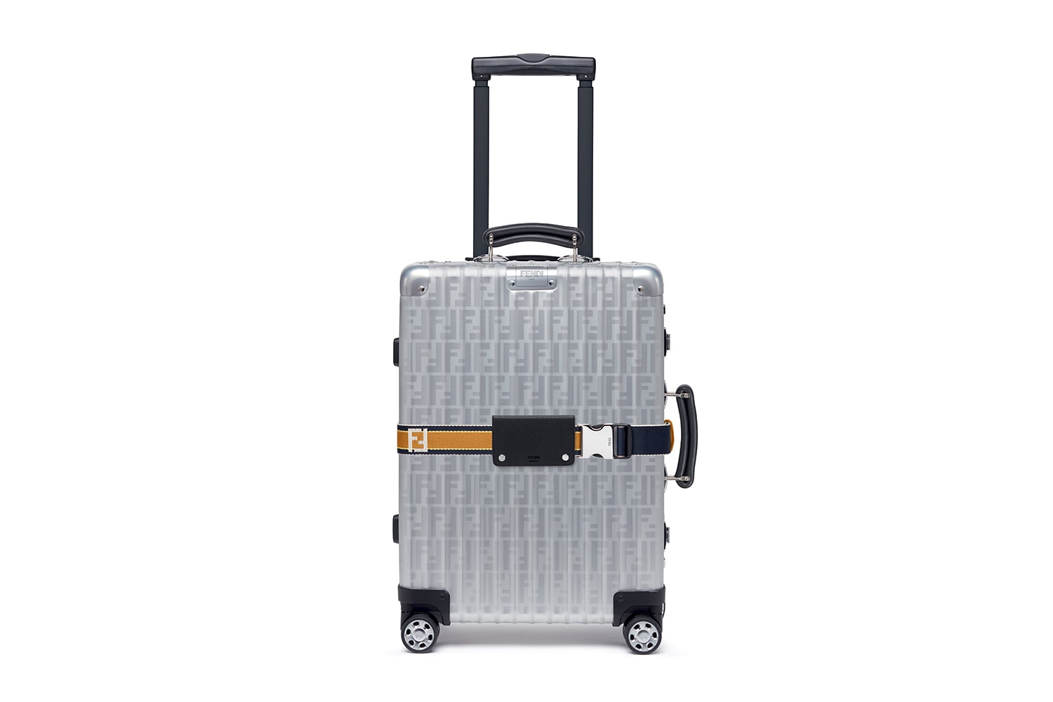 펜디 리모와 알루미늄 캐리어 트롤리 2017 fendi rimowa aluminum trolley suitcase