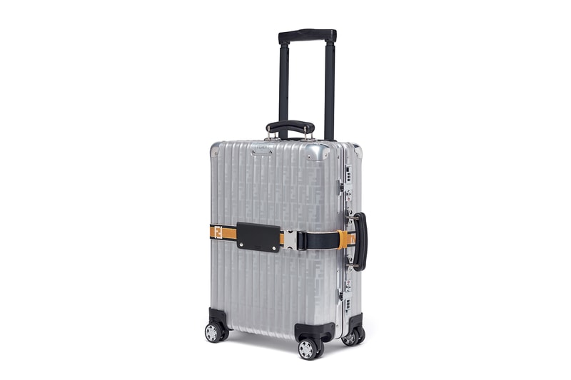 펜디 리모와 알루미늄 캐리어 트롤리 2017 fendi rimowa aluminum trolley suitcase