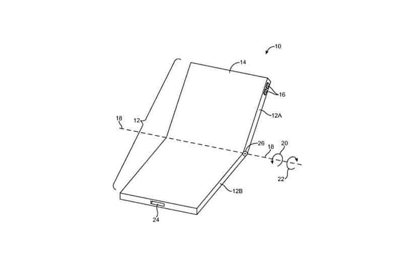 애플 폴더폰 접이식 디스플레이 foldable iphone patent 2017