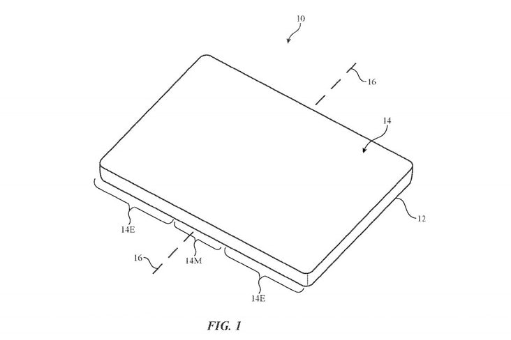 애플 폴더폰 접이식 디스플레이 foldable iphone patent 2017
