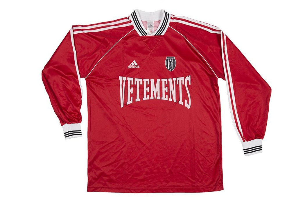 레 베트멍 드 풋볼 패러디 축구 저지 컬렉션 2017 les vetements de football parody jersey 가을 겨울 fall winter