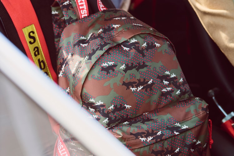 꼴레뜨의 마지막을 장식할 메종 키츠네 x 이스트팩 가방 협업