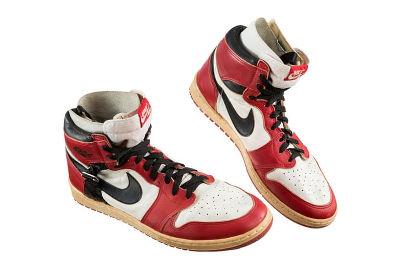 마이클 조던의 개인 커스텀 에어 조던 1 경매 michael jordan air jordan 1 aj1 auction