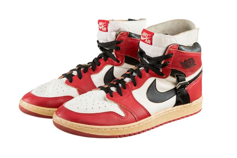 마이클 조던의 개인 커스텀 에어 조던 1 경매 michael jordan air jordan 1 aj1 auction