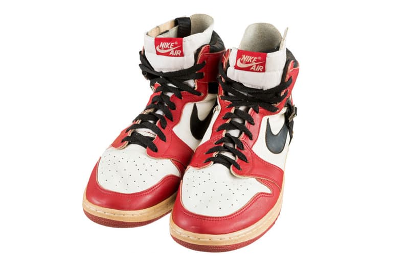 마이클 조던의 개인 커스텀 에어 조던 1 경매 michael jordan air jordan 1 aj1 auction