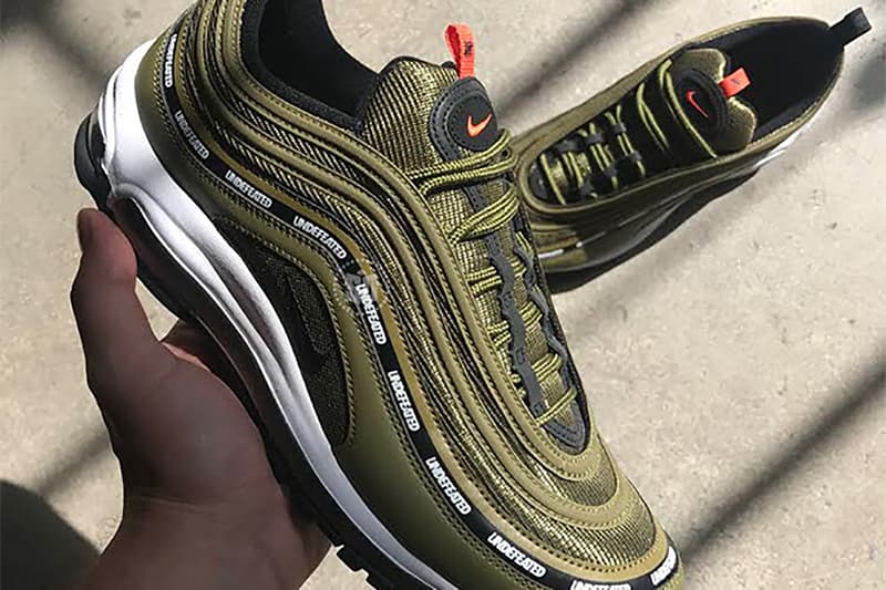 언디피티드 x 나이키 에어맥스 97 올리브 nike air max 97 undefeated olive 2017