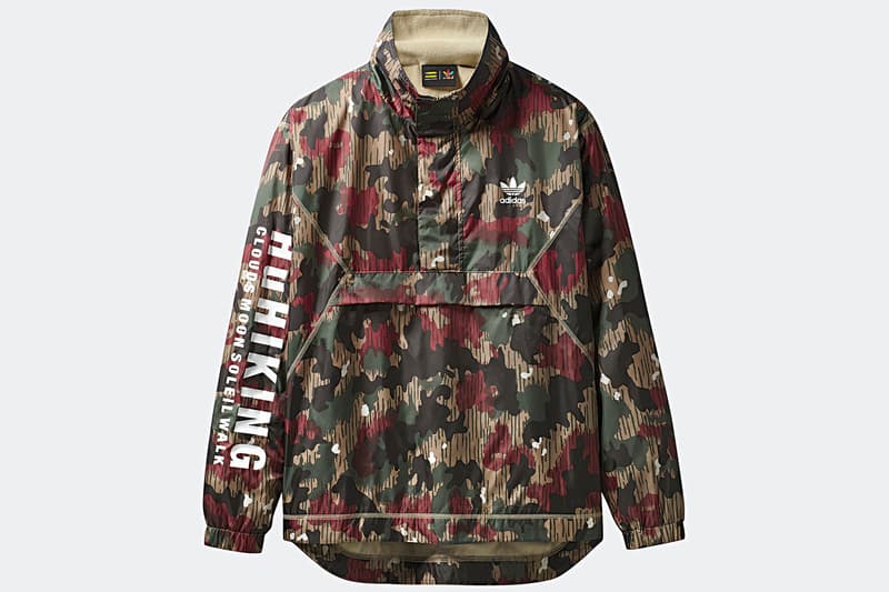 아디다스 오리지널스 퍼렐 윌리엄스 휴 하이킹 카무플라주 컬렉션 2017 adidas originals pharrell hu hiking camouflage apparel
