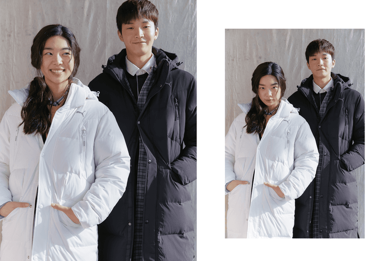 눈길을 사로잡는 푸마 롱패딩 스타일링 2017 겨울 puma winter jaket styling