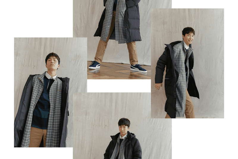 눈길을 사로잡는 푸마 롱패딩 스타일링 2017 겨울 puma winter jaket styling