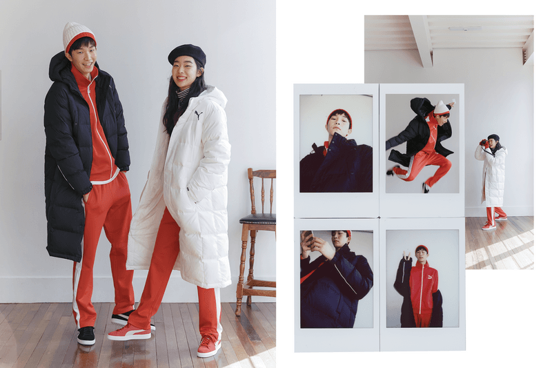 눈길을 사로잡는 푸마 롱패딩 스타일링 2017 겨울 puma winter jaket styling