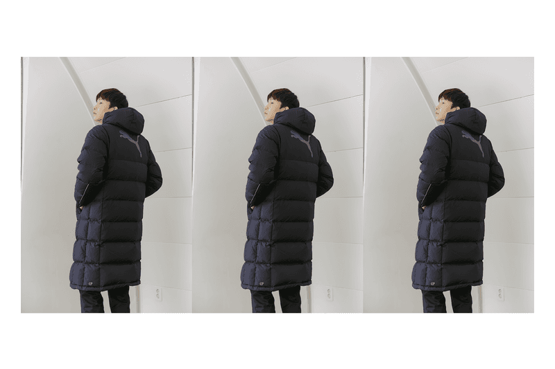 눈길을 사로잡는 푸마 롱패딩 스타일링 2017 겨울 puma winter jaket styling