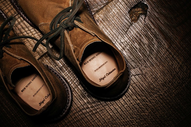 레드윙 나이젤 카본 B-5 처카 부츠 먼슨 라스트 2017 Red Wing chukka Nigel Cabourn collaboration boots