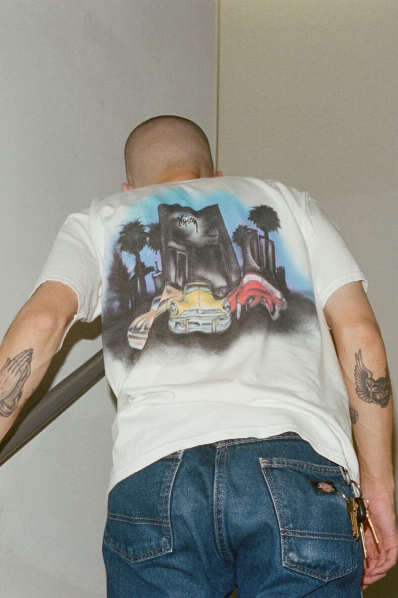 쇼트 nyc 챔피온 캑터스 플랜트 플리 마켓 유니온 스투시 협업 schott nyc champion cactus plant flea market union stussy collaboration 2017