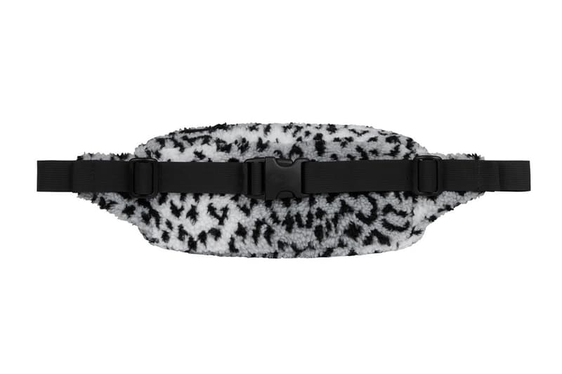 슈프림 레오퍼드 플리스 페니백 웨이스트 백 백팩 가방 2017 supreme leopard fleece waist bag backpack