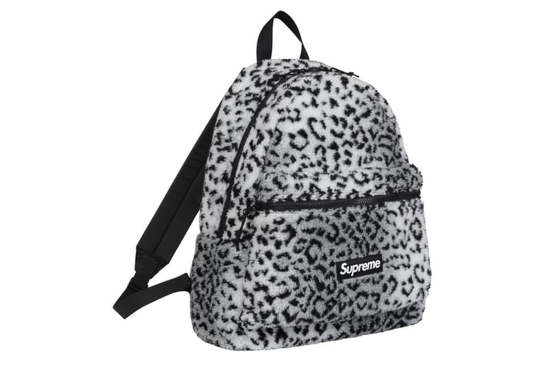 슈프림 레오퍼드 플리스 페니백 웨이스트 백 백팩 가방 2017 supreme leopard fleece waist bag backpack