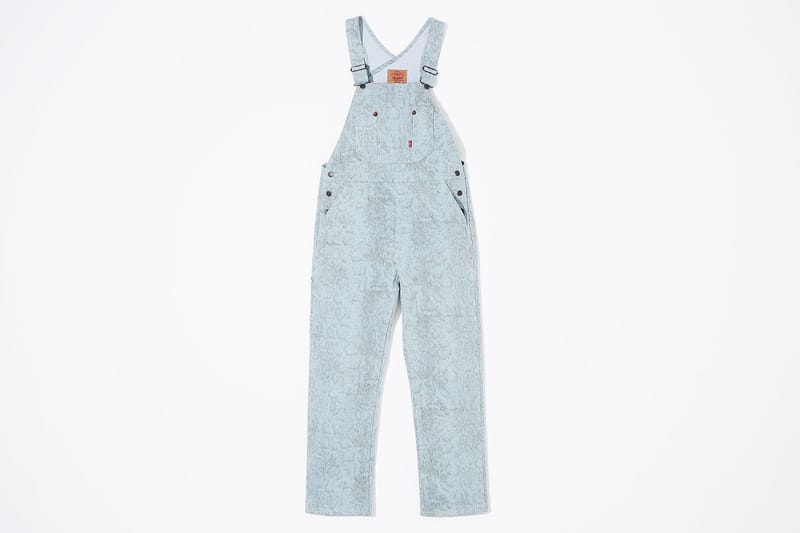 슈프림 x 리바이스 2017 가을 뱀피 트러커 재킷 & 오버롤