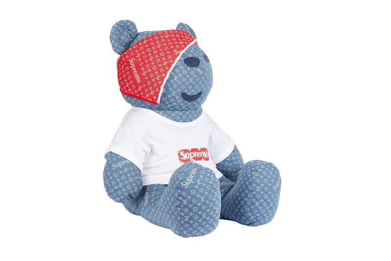 슈프림 x 루이비통 곰인형 이베이 경매가 supreme louis vuitton pudsey bear ebay auction 2017